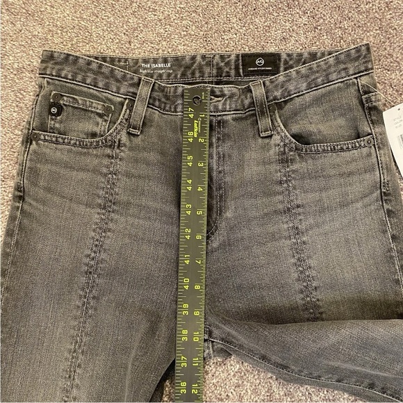 AG Adriano Goldschmied Women's The Isabelle Straight Crop Jeans Size 27 NWT $215 - Picture 10 of 16